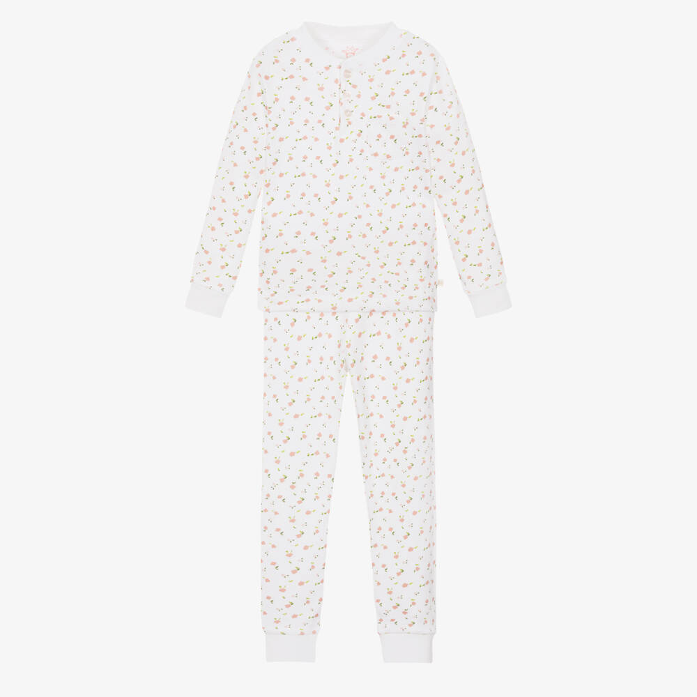 Marie-Chantal-Пижама из органического хлопка с цветочным принтом для девочек | Childrensalon Outlet