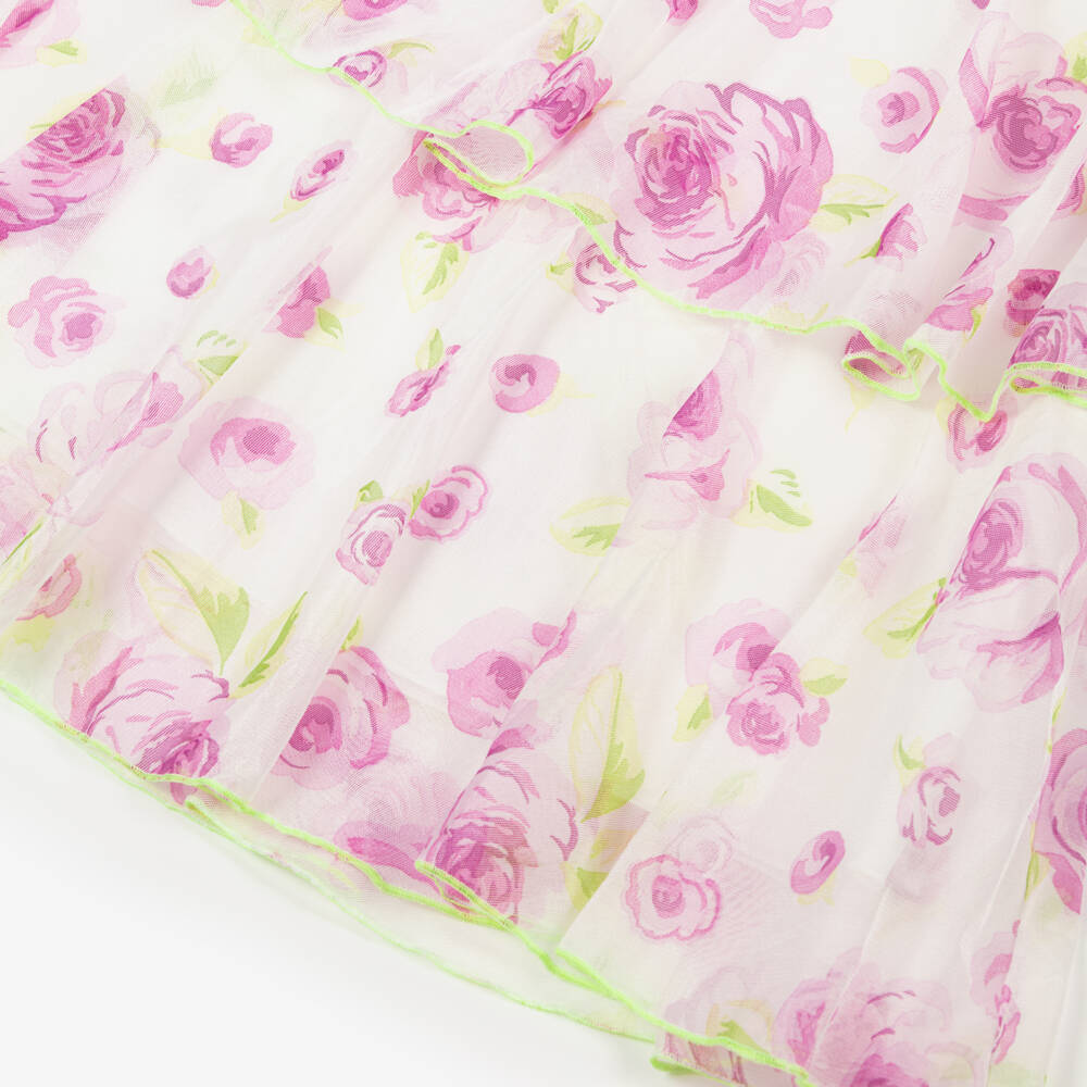 Nessi Byrd-Юбка из фиолетового тюля с цветочным узором для девочек | Childrensalon Outlet