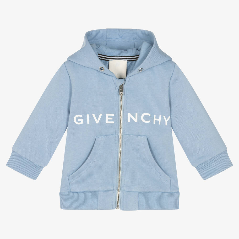 Givenchy - Голубой топ на молнии для мальчиков | Childrensalon