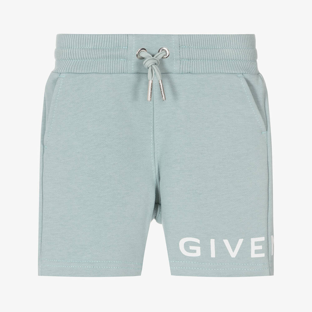 Givenchy - Baby Boys Sage Green Shorts | Childrensalon