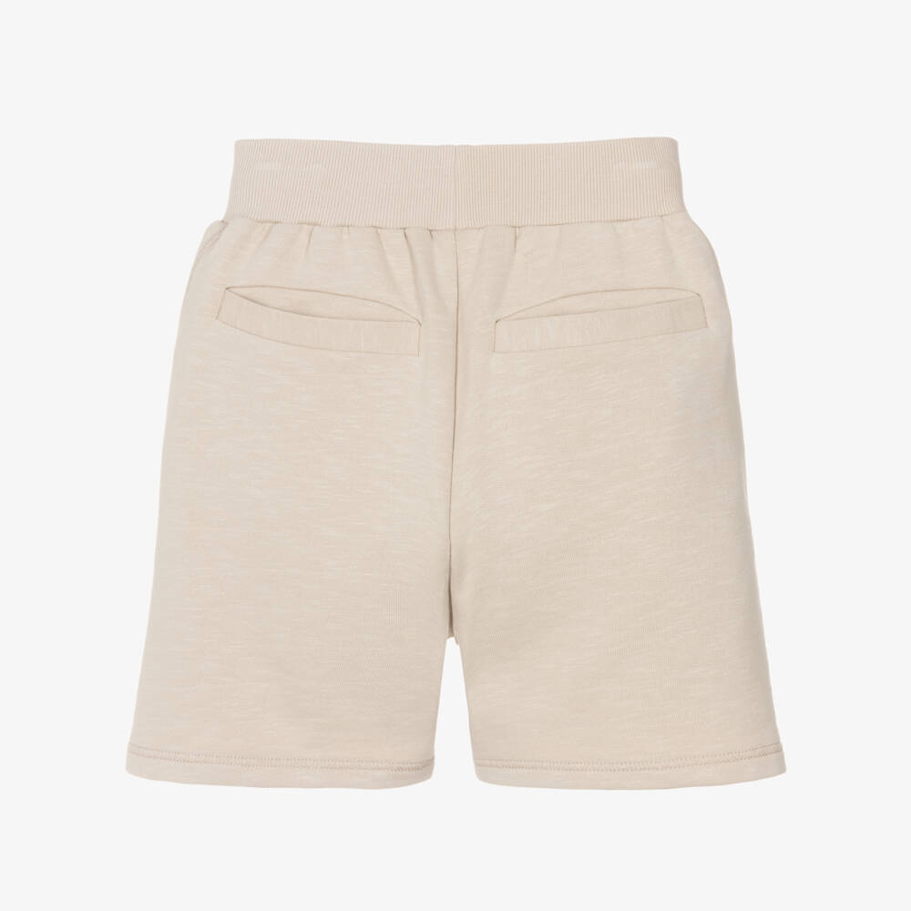 Givenchy-Beige Logo Shorts | Childrensalon Outlet