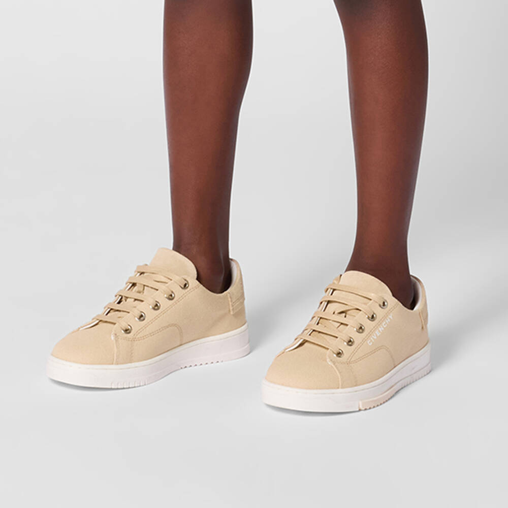 Givenchy-Beige Logo Trainers | Childrensalon Outlet