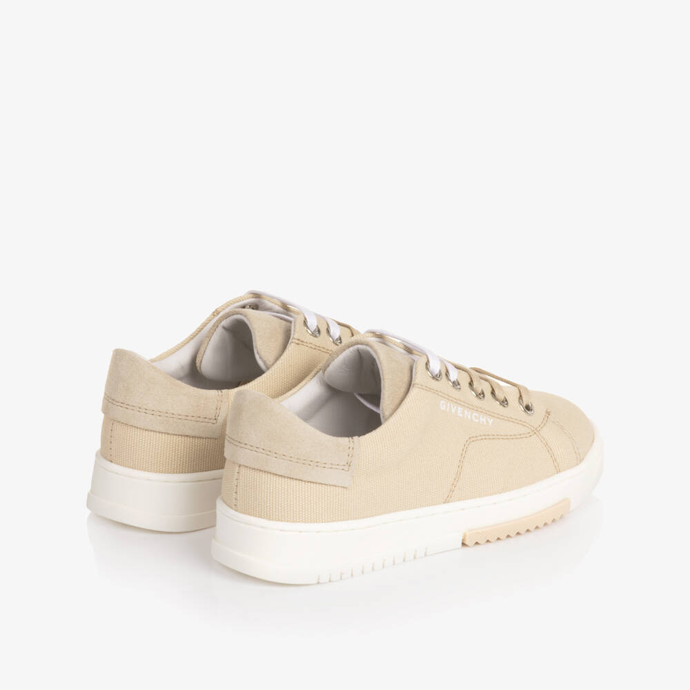 Givenchy-Beige Logo Trainers | Childrensalon Outlet