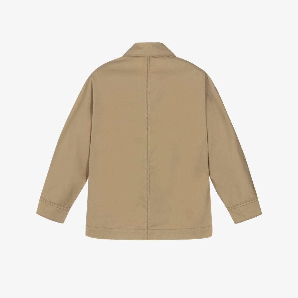 Givenchy-Beige Utility Jacket | Childrensalon Outlet