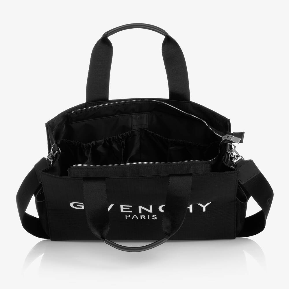 Givenchy-Черная пеленальная сумка 4G (40см) | Childrensalon Outlet