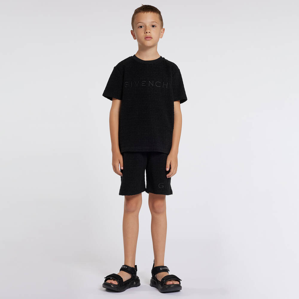 Givenchy - Black Chunky Velcro Sandals | Childrensalon Outlet
