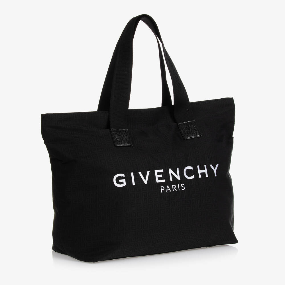 Givenchy-Черная пеленальная сумка-тоут (56см) | Childrensalon Outlet