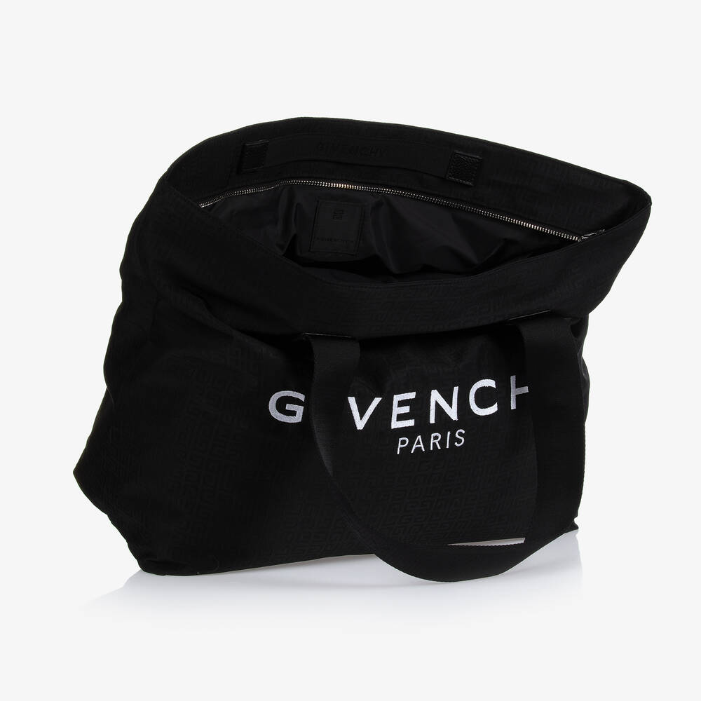 Givenchy-Черная пеленальная сумка-тоут (56см) | Childrensalon Outlet