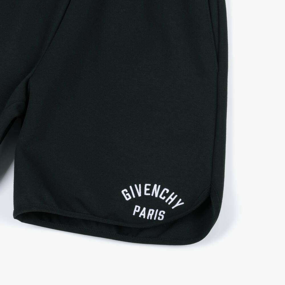 Givenchy-Black Logo Shorts | Childrensalon Outlet