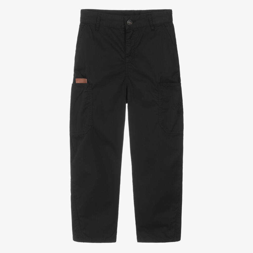 Givenchy-Черные брюки с логотипом для мальчиков | Childrensalon Outlet