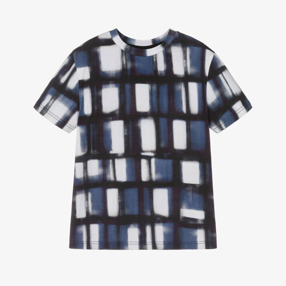 Givenchy-Blue Abstract Print T-shirt | Childrensalon Outlet