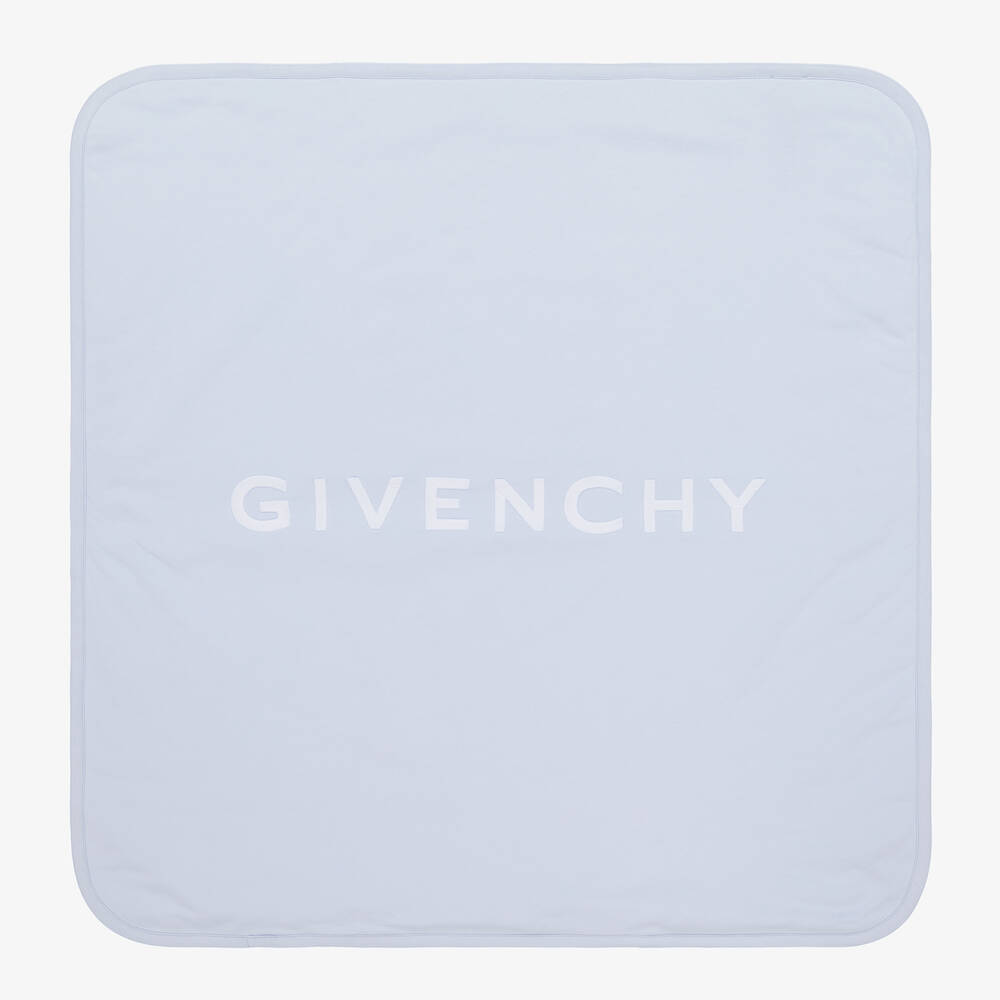 Givenchy - بطانية قطن مبطنة لون أزرق للأطفال (77 سم) | Childrensalon