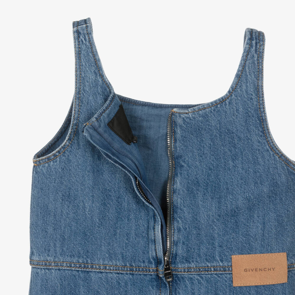 Givenchy-Blue Denim Dress | Childrensalon Outlet