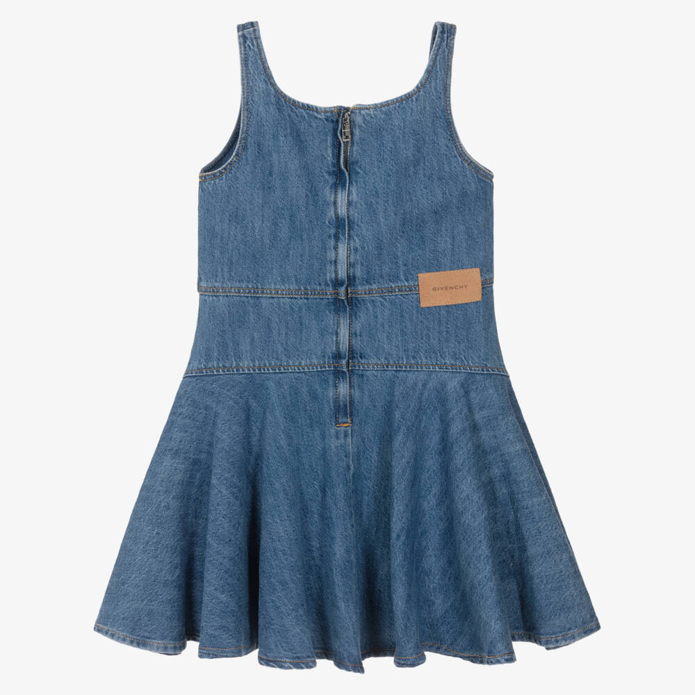 Givenchy-Blue Denim Dress | Childrensalon Outlet