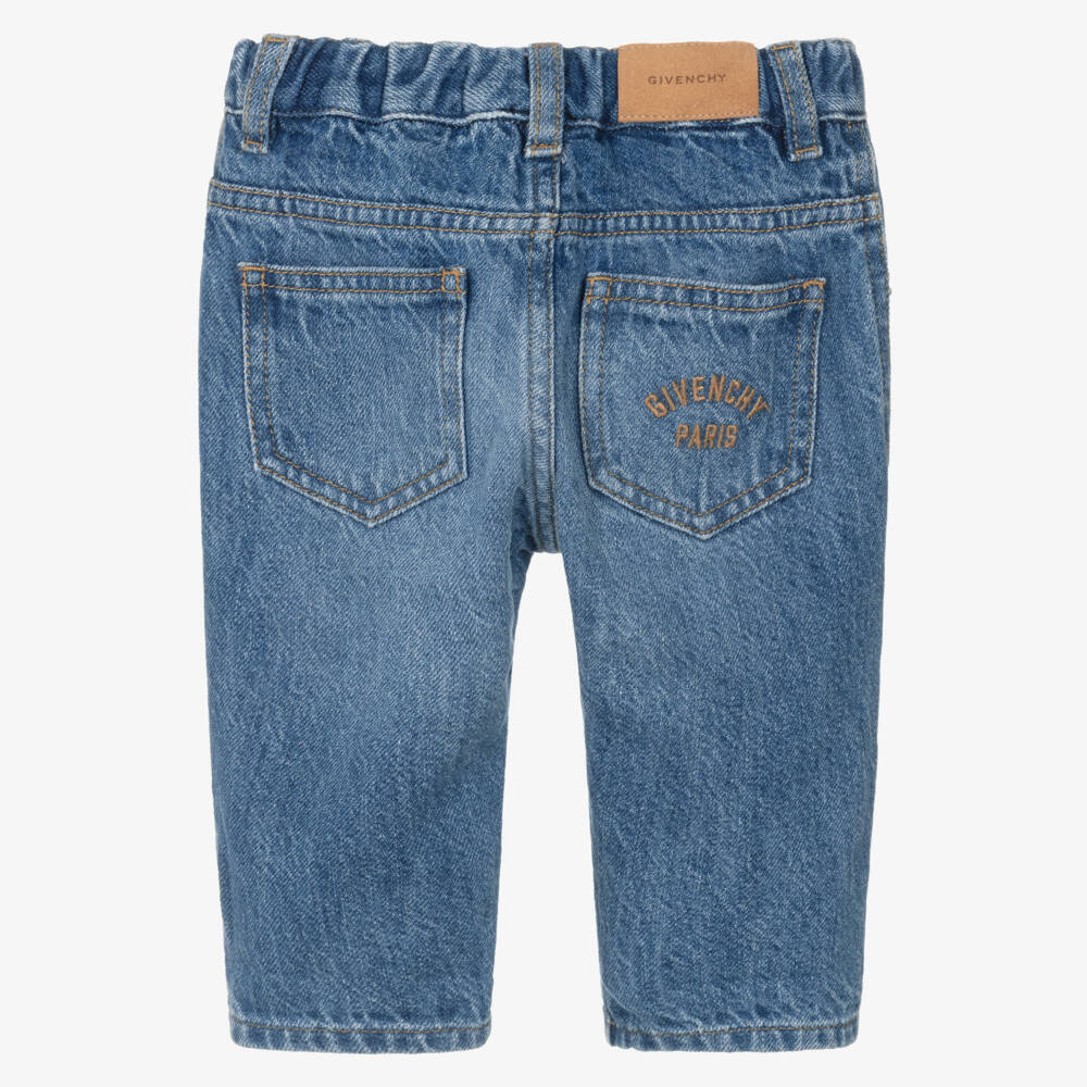 Givenchy-Blue Denim Jeans | Childrensalon Outlet