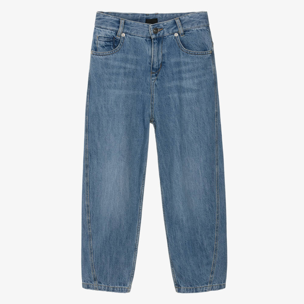 Givenchy-Blue Logo Denim Jeans | Childrensalon Outlet