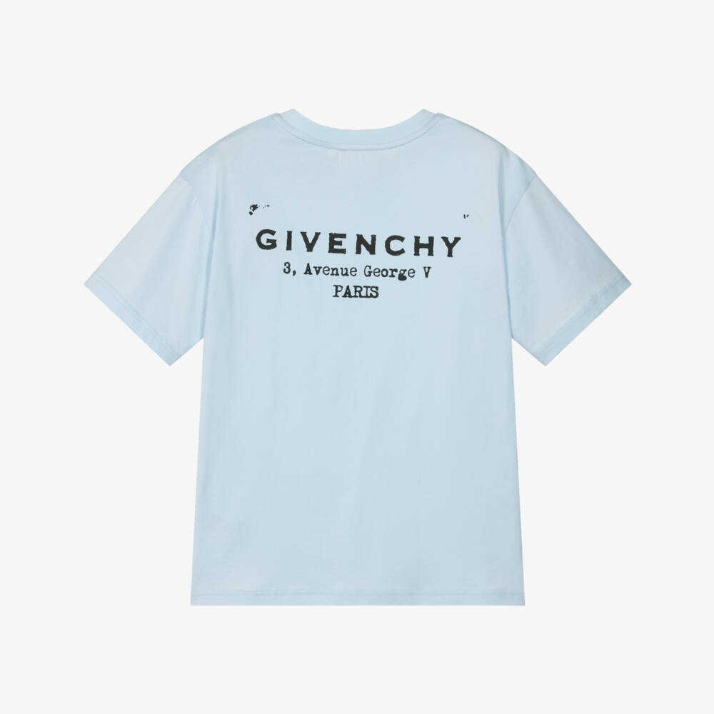 Givenchy-Blue Logo T-shirt | Childrensalon Outlet