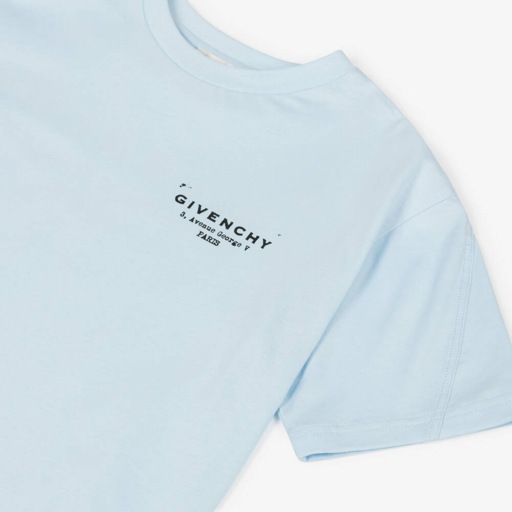 Givenchy-Blue Logo T-shirt | Childrensalon Outlet