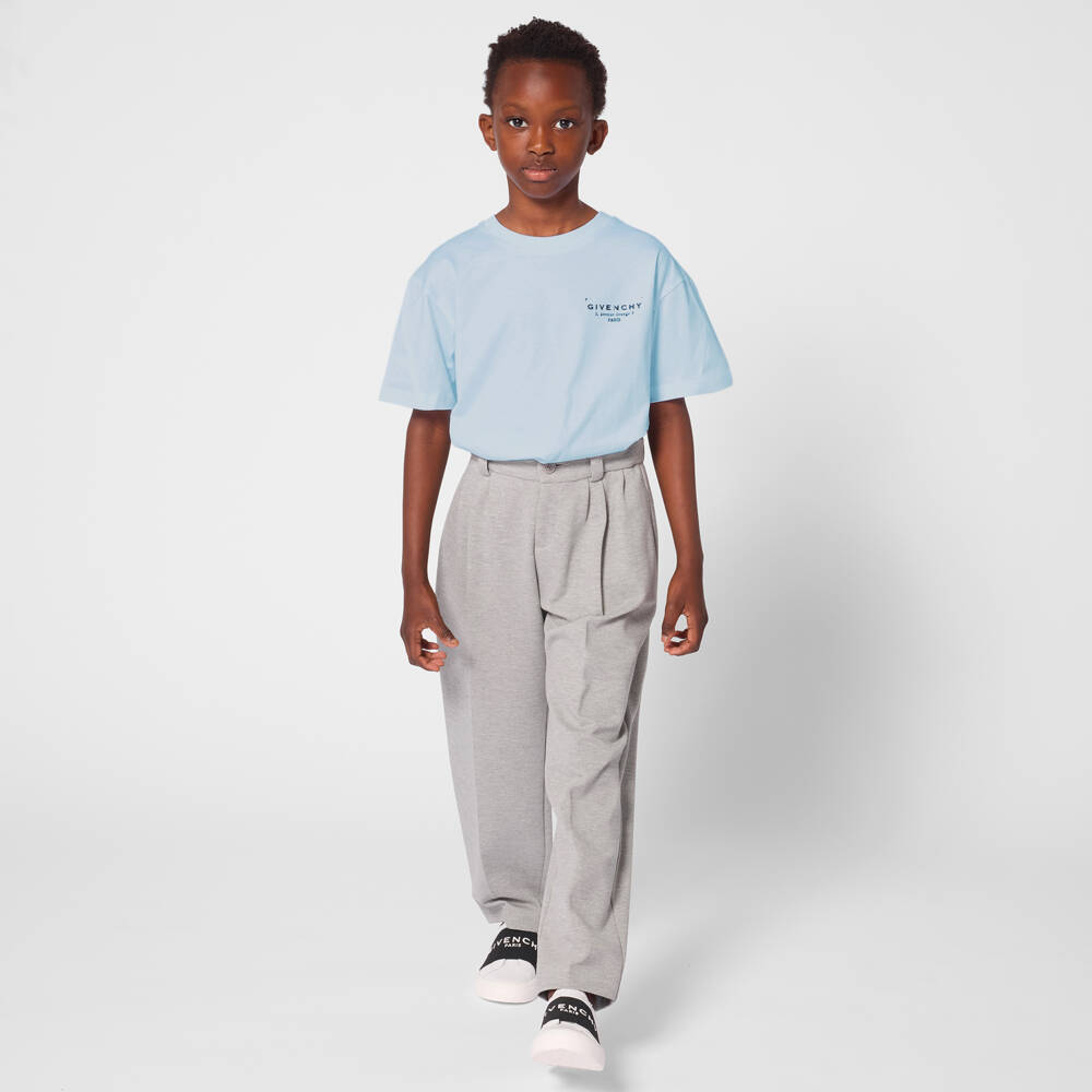 Givenchy-Blue Logo T-shirt | Childrensalon Outlet