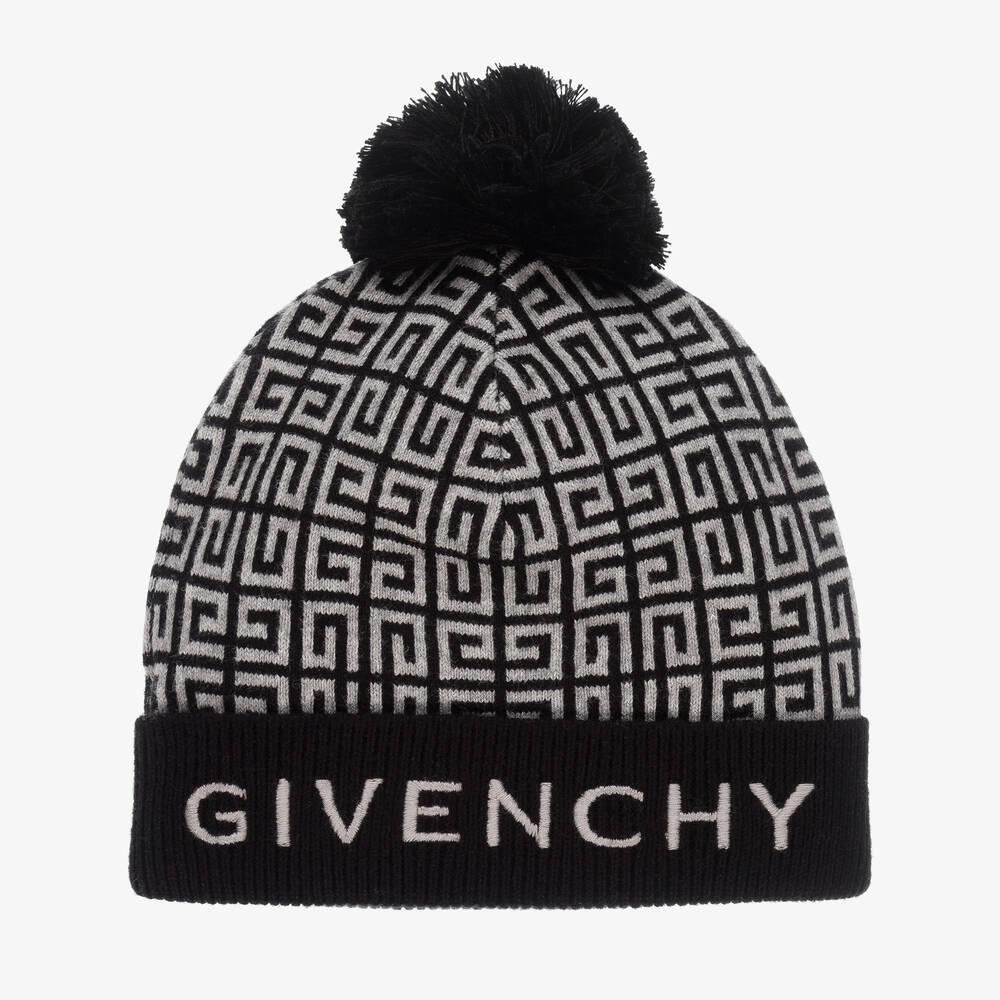Givenchy - Boys 4G Cotton & Cashmere Hat | Childrensalon