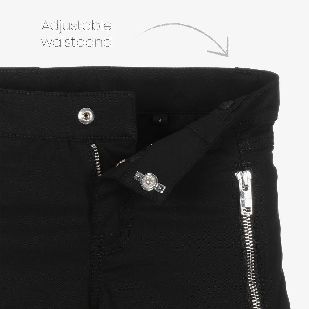 Givenchy-Boys Black 4G Cargo Trousers | Childrensalon Outlet