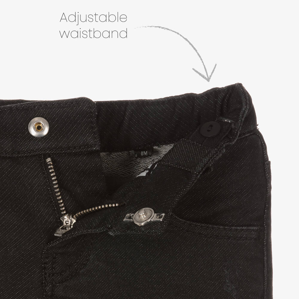 Givenchy-Черные шорты из хлопкового джерси | Childrensalon Outlet