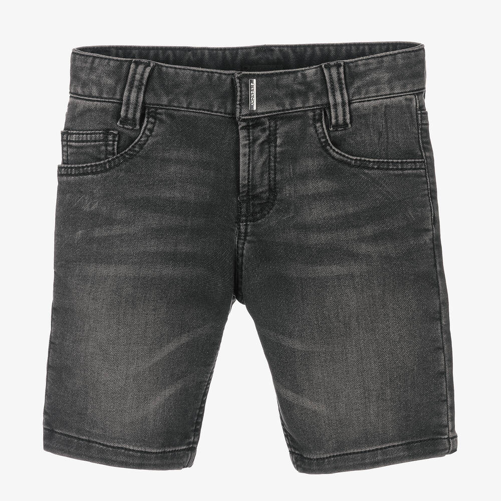 Givenchy - Boys Black Cotton Jersey Shorts | Childrensalon