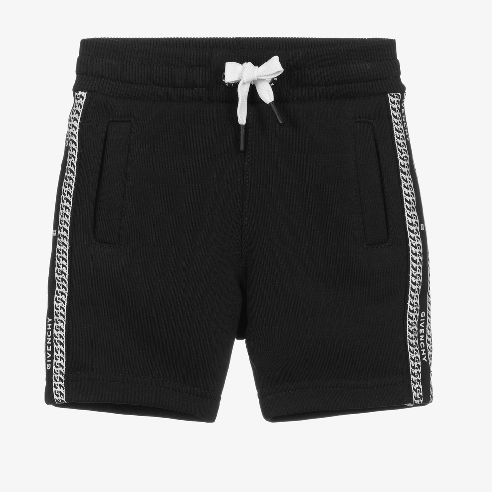 Givenchy - Schwarze Baumwollshorts (J) | Childrensalon