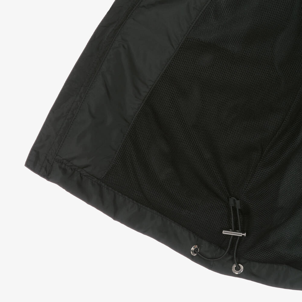 Givenchy-Boys Black Logo Windbreaker Jacket | Childrensalon Outlet