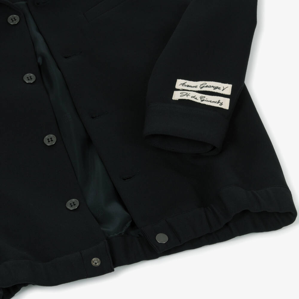 Givenchy-Элегантный черный миланский пиджак для мальчиков | Childrensalon Outlet