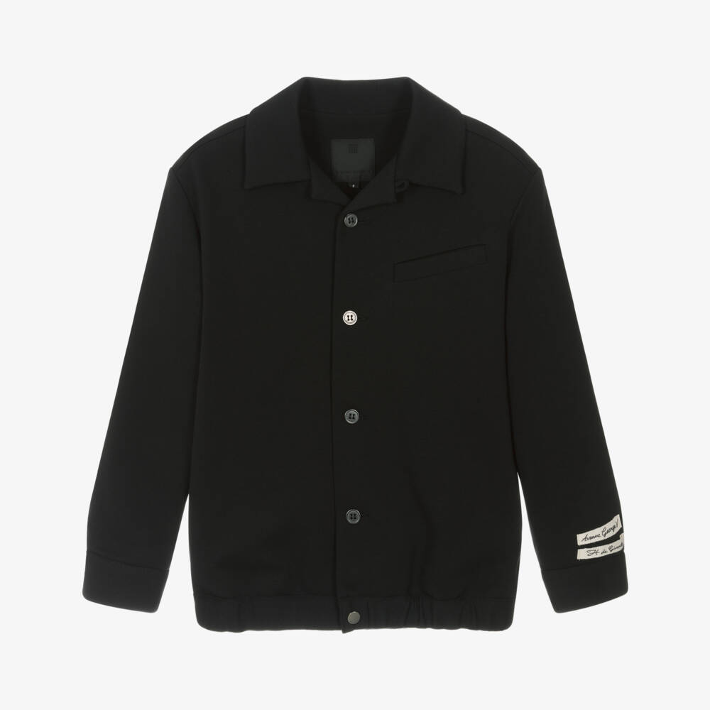 Givenchy-Элегантный черный миланский пиджак для мальчиков | Childrensalon Outlet