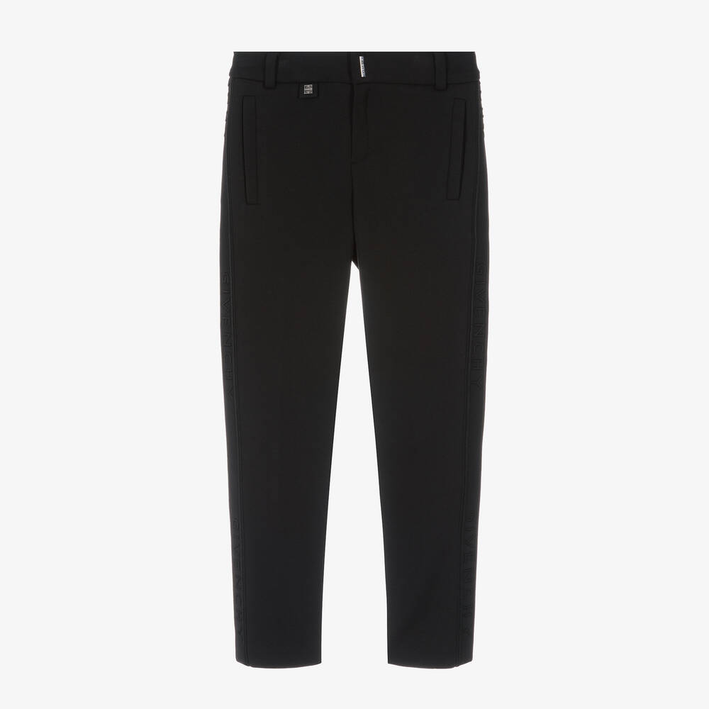 Givenchy - Черные трикотажные брюки | Childrensalon