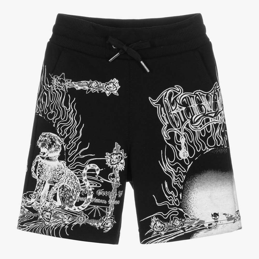 Givenchy - Short noir Panthère Garçon | Childrensalon