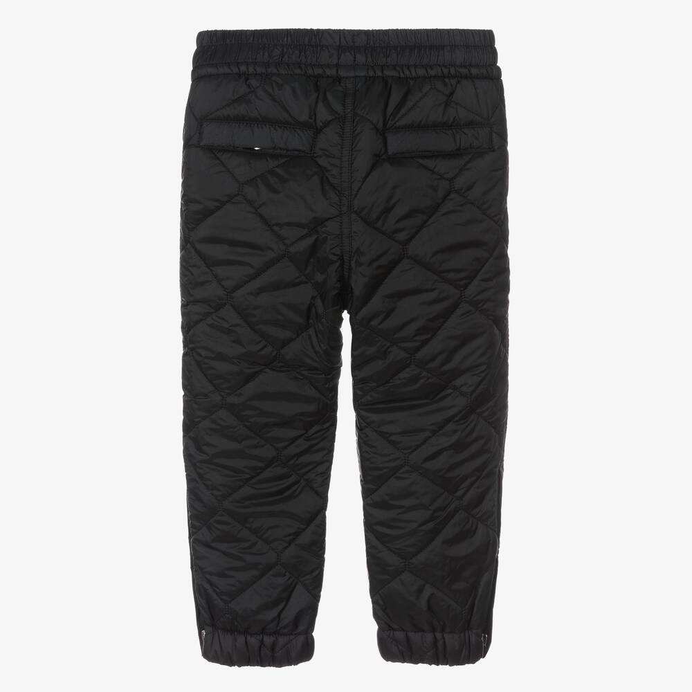 Givenchy-Boys Black Quilted Joggers | Childrensalon Outlet
