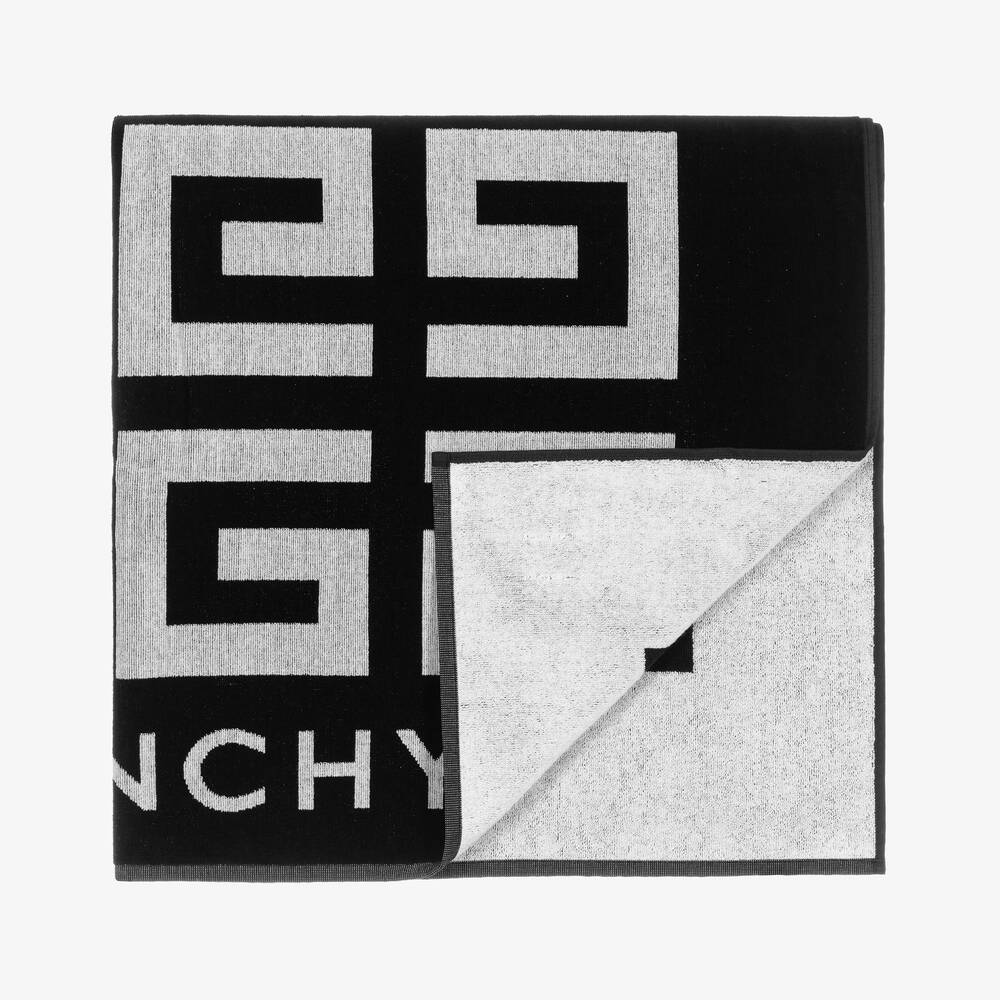 Givenchy-Черно-белое полотенце (115см) | Childrensalon Outlet