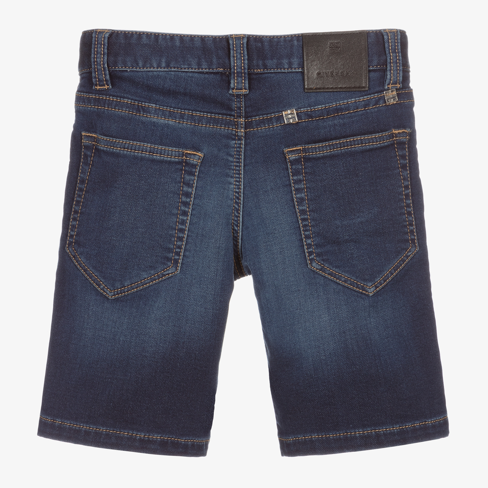 Givenchy-Синие джинсовые шорты для мальчиков | Childrensalon Outlet
