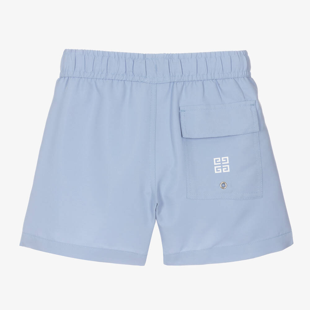 Givenchy - Boys Blue Swim Shorts | Childrensalon Outlet