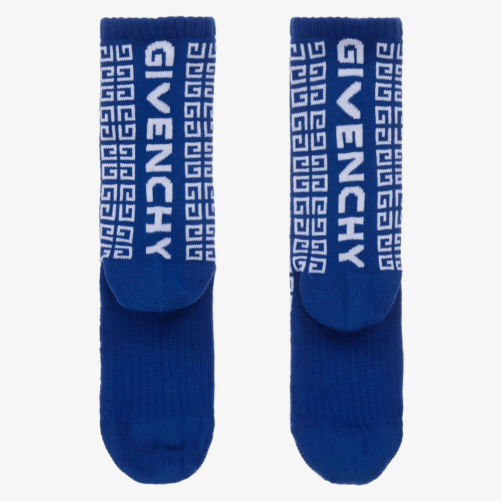 Royal blue givenchy slides top