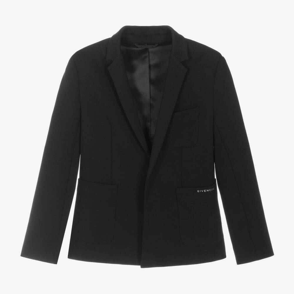 Givenchy-Boys Charcoal Milano Blazer Elegance | Childrensalon Outlet