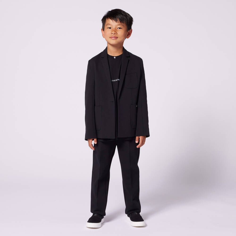 Givenchy-Элегантный пиджак Милано угольного цвета для мальчиков | Childrensalon Outlet