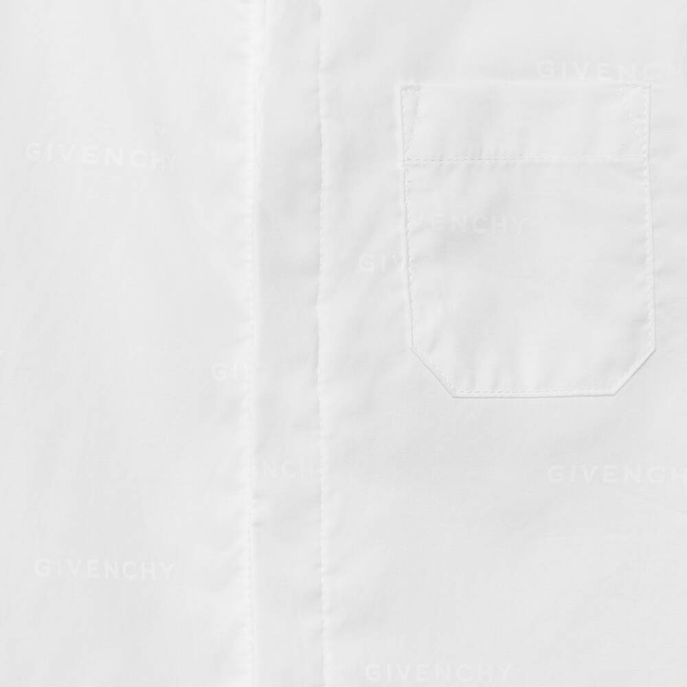 Givenchy-Boys Classic White Poplin Shirt | Childrensalon Outlet