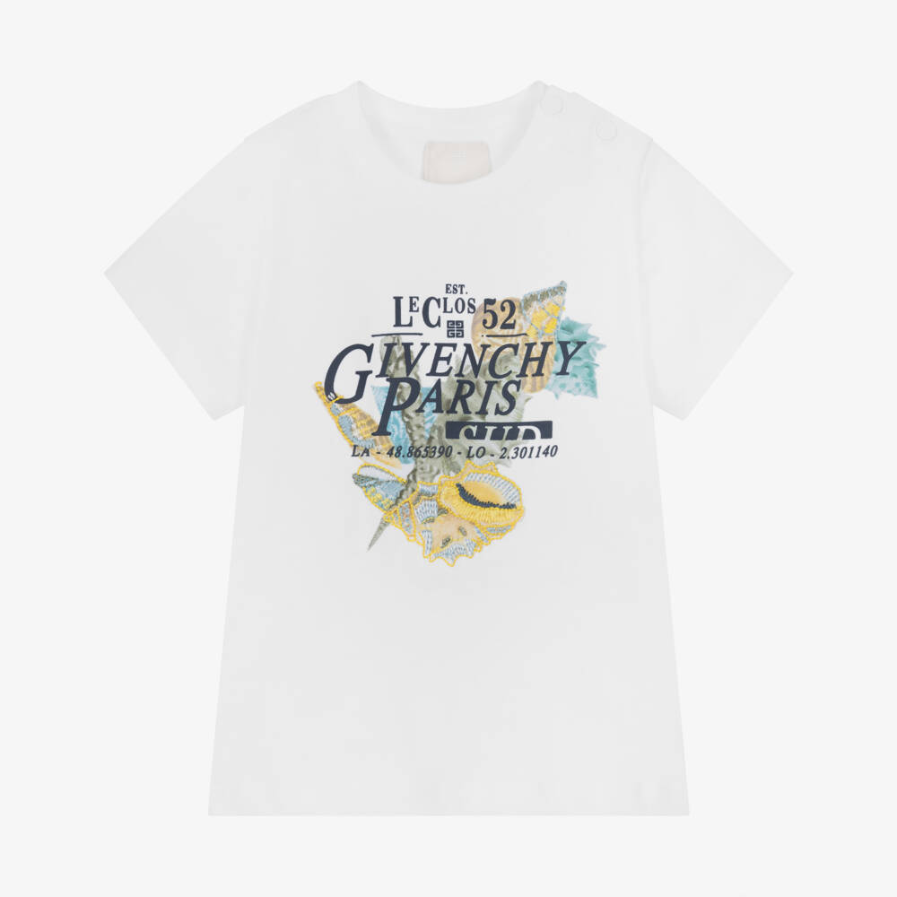 Givenchy-Футболка из чистого хлопка с логотипом для мальчиков | Childrensalon Outlet