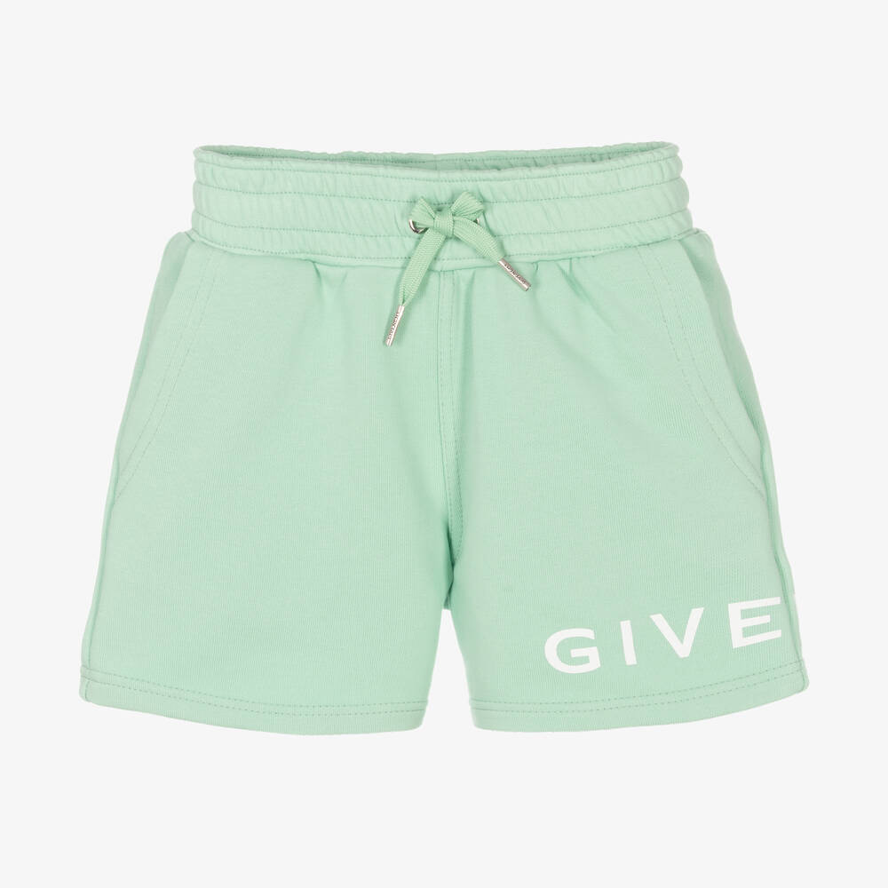 Givenchy-Зеленые шорты из джерси | Childrensalon Outlet