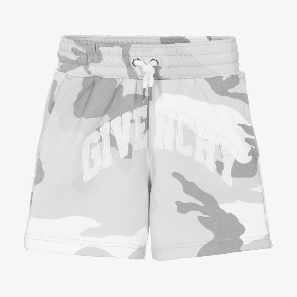 Givenchy-شورت قطن لون رمادي للأولاد | Childrensalon Outlet