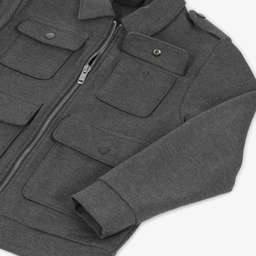 Givenchy-جاكيت ميلانو رمادي للأولاد | Childrensalon Outlet