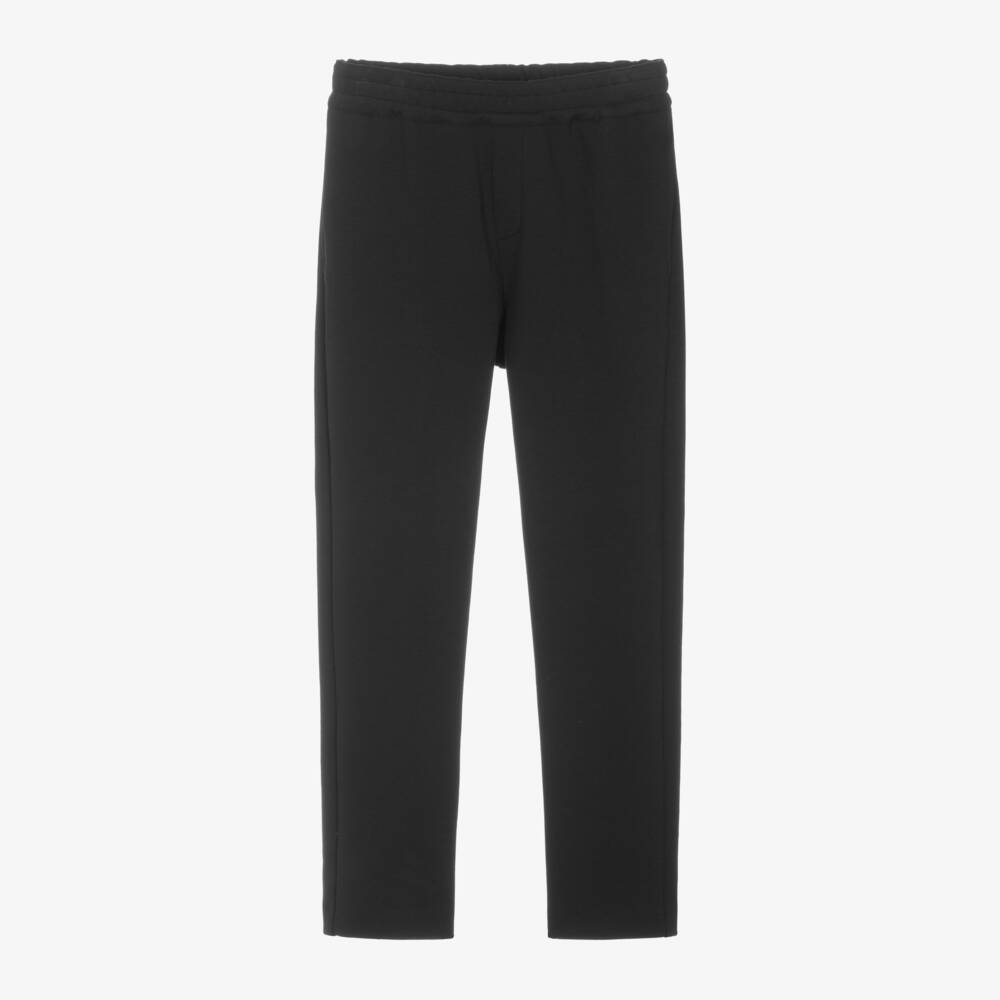 Givenchy-Boys Luxurious Black Jersey Pants | Childrensalon Outlet