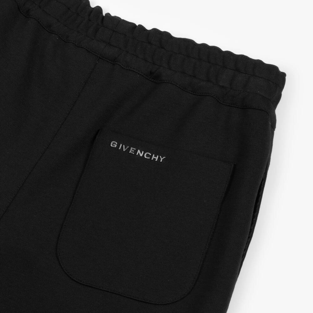 Givenchy-Роскошные черные трикотажные брюки для мальчиков | Childrensalon Outlet