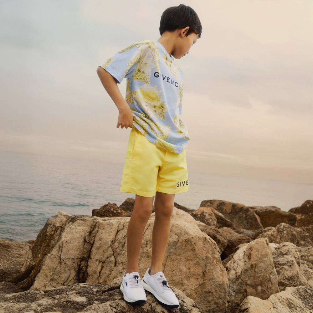 Givenchy-تيشيرت أزرق محيطي للأولاد | Childrensalon Outlet