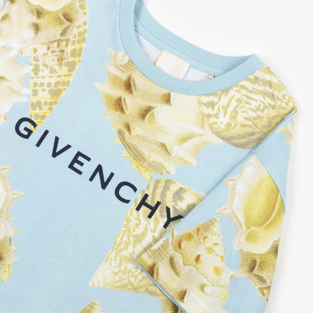 Givenchy-تيشيرت أزرق محيطي للأولاد | Childrensalon Outlet