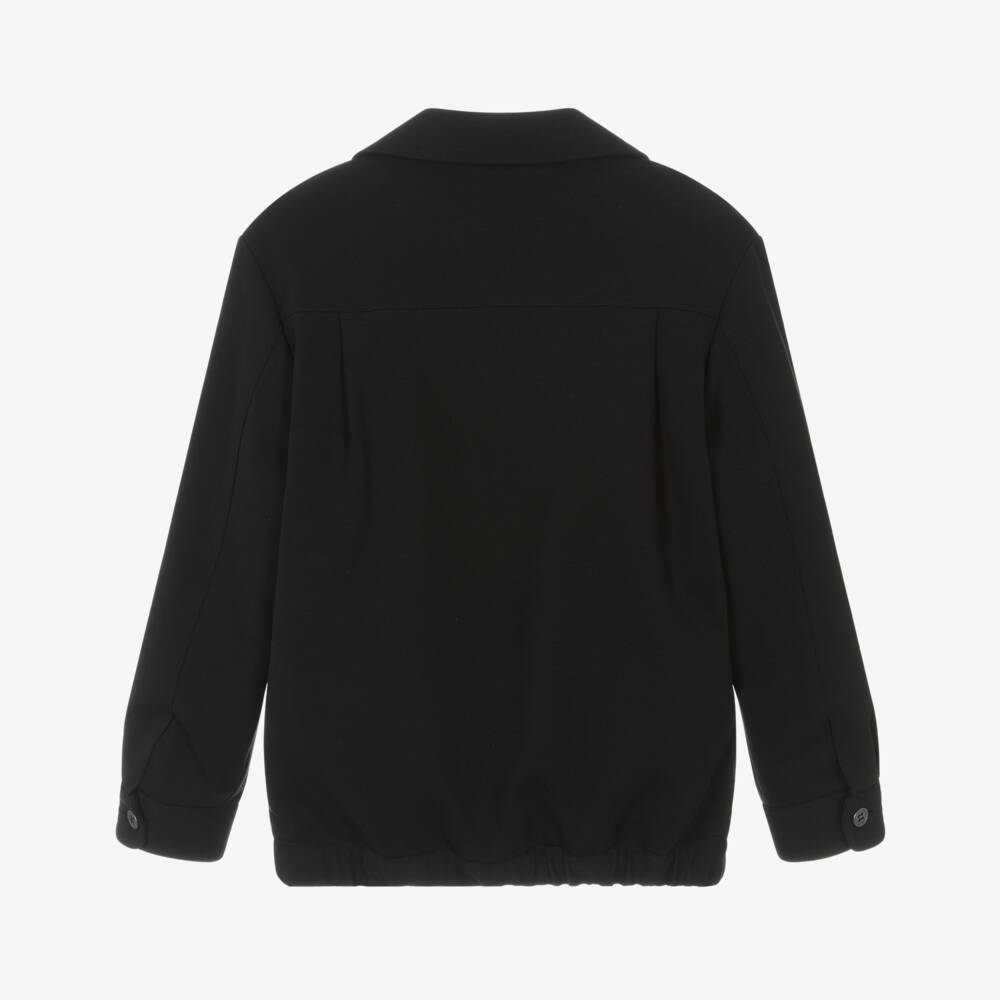 Givenchy-Элегантный черный миланский пиджак для мальчиков | Childrensalon Outlet